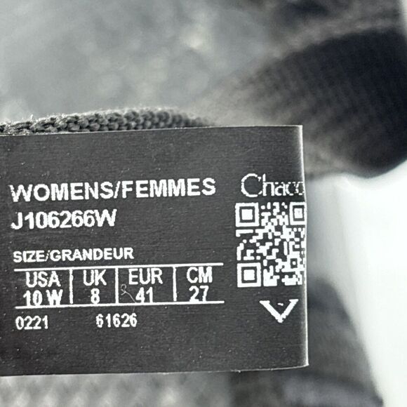 Chaco Womens ZX2 Classic Boost Black Sandal Size 10W New Without Tags  J106266 - Picture 10 of 12